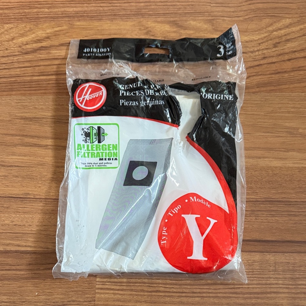 Hoover Type Y Vacuum Bags (2 bags)